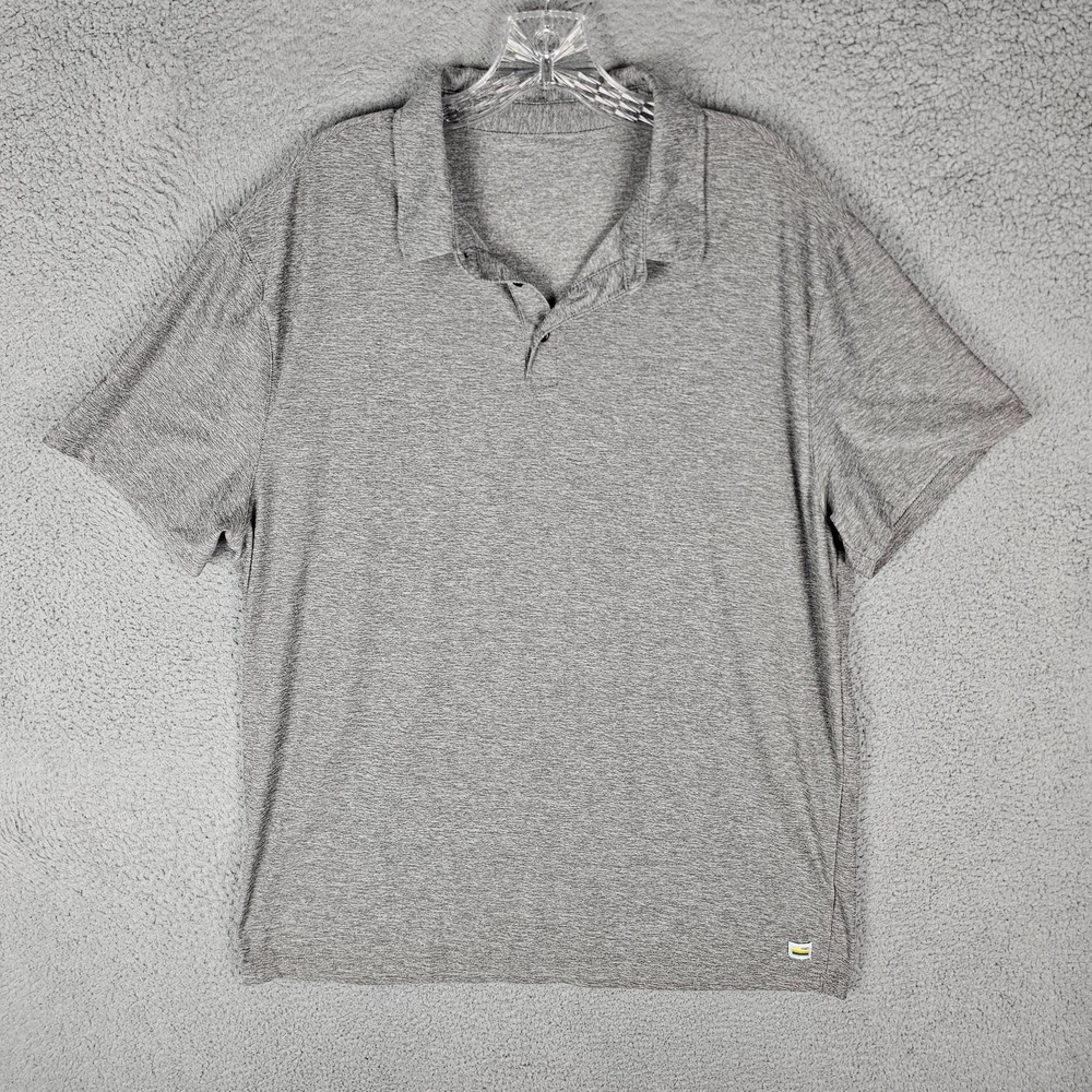 Vuori Strato Tech Polo Shirt Mens‎ XL Performance Stretch Short Sleeve Collared